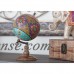 Decmode Traditional 9 inch resin and wood decorative floral globe, Multicolor   